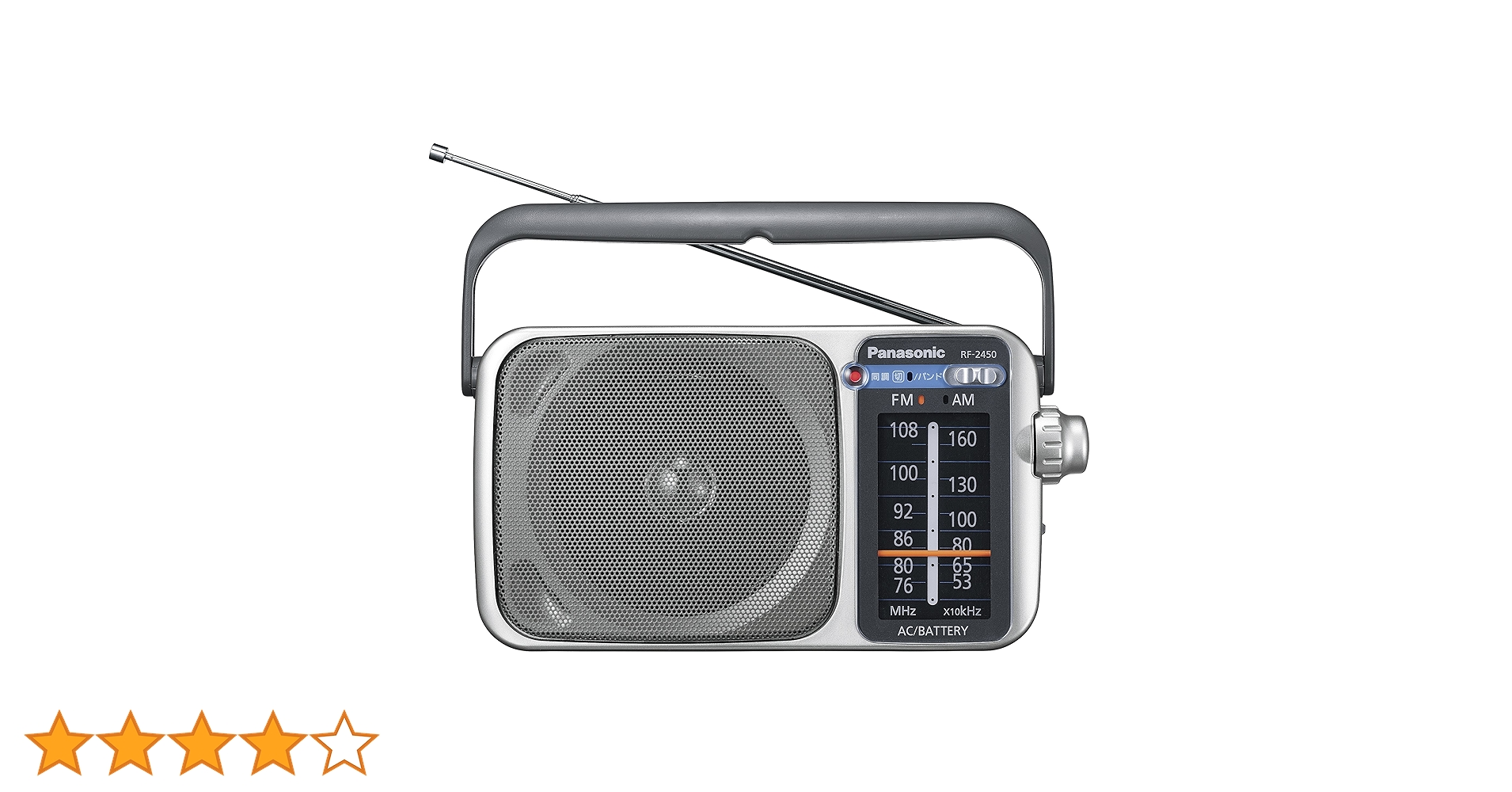 Amazon.co.jp: パナソニック FM/AM 2バンドレシーバー (シルバー